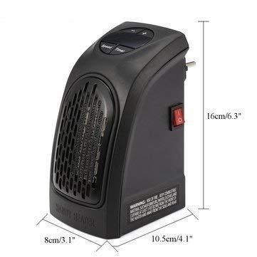 Room Heater Handy Heater for Home, Office, Camper LED Screen 400 Watts Portable Wall Heater Warmer, Mini Blower Heater for Winter